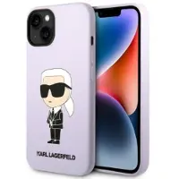 Karl Lagerfeld KLHCP14MSNIKBCH iPhone 14 Plus 6,7" hardcase hvit/hvit silikon Ikonik