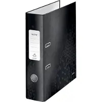 Leitz 180° WOW - Hevarmbuefil - bokryggbredde: 80 mm - for A4 (210 x 297 mm) - kapasitet: 600 ark - svart