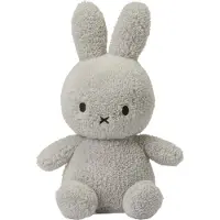 Bon Ton Toys Kosedyr - 23 cm - Miffy Sittende - Terry Light Grey - - OneSize - Kosedyr