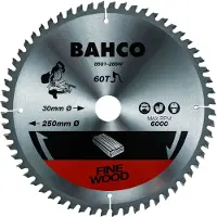 Bahco Sirkelblad Med 40 Tenner For Gjærsager I Tre 260 Mmx30 Mm