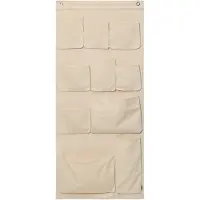 Ferm Living Vegglommer - Lerret XL - 70x160 cm - Off-White - - OneSize - Oppbevaring