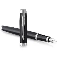 Parker 2143637, Svart, Blå, Rustfritt stål, Lakk, Rustfritt stål, Fin
