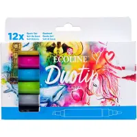 Ecoline Duotip marker set Basic | 12 colours