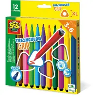 SES Creative 14696, 12 stykker, Flerfarget, 3 år, Projektil spiss, Fotoark kartong, Barn