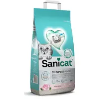 Sanicat Clumping White Rose Kattesand - 8 l