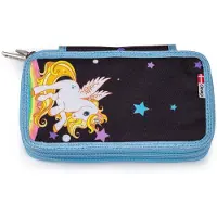 Jeva Penal m. Innhold - Twozip - Golden Unicorn - - OneSize - Pennal