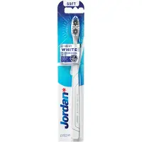Jordan Expert Hvit tannbørste - myk - blanding av farger 1 stk