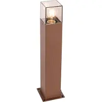 QAZQA Industriell utendørs gulvlampe rustbrun 50 cm IP44 - Danmark