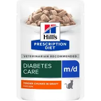 Hill's Pet Nutrition m/d med kylling - 24 x 85 g