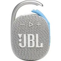 JBL Clip 4 Eco - Høyttaler - for bærbar bruk - trådløs - Bluetooth 5.1 - 5 watt - hvit