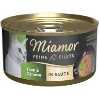 Miamor fine fileter i saus 24 x 85 g - Tunfisk og grønnsaker
