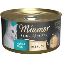 Miamor fine fileter i saus 24 x 85 g - Kylling og tunfisk