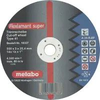 Metabo 616215000, Kutteskive, Flatt senter, Stål, , 2,54 cm, 40 cm
