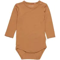 Minymo Body I/e - Bambus - Jordekorn - - 56 - Langermet Body