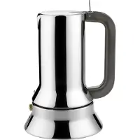 Alessi 9090, Mokkagryte, 0,3 l, Rustfritt stål, Rustfritt stål, 6 kopper, 125 mm