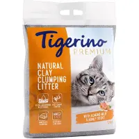 Tigerino Premium kattesand med duft av mandelmelk og honning 12kg - 12 kg