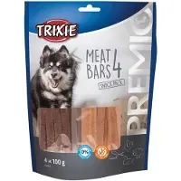 Trixie PREMIO 4 Meat Bars, kylling, and, lam, laks, 4 x 100 g - (4 pk/ps)