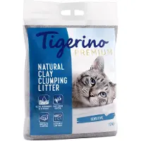 Tigerino Økonomipakke: Premium kattesand 2 x 12 kg - Sensitive (parfymefri)