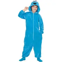 MOM Cookie Monster Pajamas Junior Kostyme