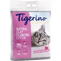 Tigerino Premium kattesand med babypudderduft - 12 kg