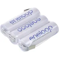 Panasonic eneloop Reihe F1x3 Batteripakke Celletal: 3 Batteristørrelse: R6 (AA) Z-loddefane NiMH 3.6 V 1900 mAh