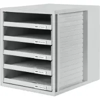 HAN Schrank-Set, Grå, Polystirol, 5 skuffer, 330 mm, 275 mm, 320 mm