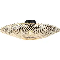 QAZQA Orientalsk taklampe bambus 50 cm - Rina