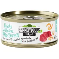 Greenwoods Delight tunfiskfilet med reker 24 x 70 g