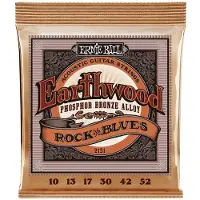 Ernie Ball 2151 Earthwood Phosphor Bronze Rock & Blues 10-52
