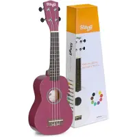 Stagg Soprano Ukulele & Bag Violet Purple