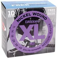 Daddario EXL115 Elektriske Strenger 10-pakning