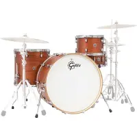 Gretsch drums Gretsch Catalina Club Rock 24" 4 Pc Shell Pakke Satin Walnut Glaze