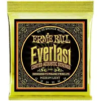 Ernie Ball Everlast 2556 80/20 Bronze Acoustic Guitar Strings 12-54