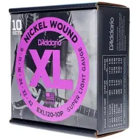 Daddario EXL120-10P Electric Strings 10 Pack