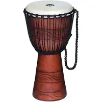 Meinl ADJ2-M+BAG 10" Original African Rope Tuned Wood Djembe - Brown