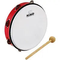 Nino by Meinl 10" ABS Tambourine Red