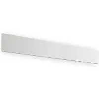 Ideal Lux Zig Zag LED-vegglampe, hvit, bredde 75 cm
