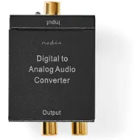 Nedis Digital Koaksial/toslink Til Analog Rca/lydkonverter Integrert Forsterker 3.5 Mm