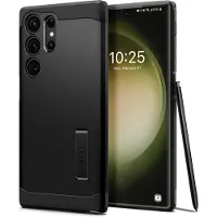 Spigen Tough Armor-etui for Samsung Galaxy S23 Ultra - Svart
