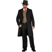 My Other Me Cowboy-croupier Frakk Mann Kostyme