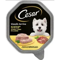 Cesar Økonomipakke porsjonsskåler 28 x 150 g - Classic med kylling og kalkun