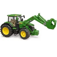 BRUDER John Deere 7R 350 traktor med frontlaster leketøy