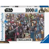 Ravensburger The Mandalorian, Puslespill - Challenge - 1000 brikker