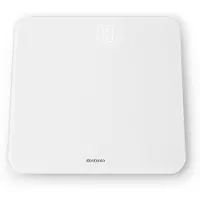 Brabantia 8710755280146, Elektronisk personvekt, 180 kg, 100 g, kg,lb, Rektangel, Hvit