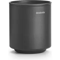Brabantia MindSet, Frittstående tannbørsteholder, Metall, Grå, Bord, 81 mm, 81 mm