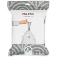 Brabantia Avfallsposer PerfectFit H, 50-60 l Dispenser, 30 p