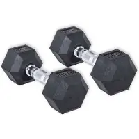 Olive Rubber Hex 6kg Hantel 2 Enheter
