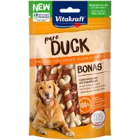 Vitakraft pure DUCK Bonas kalsiumbein med and - 6 x 80 g