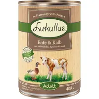 Lukullus Økonomipakke 24 x 400 g - And & kalv