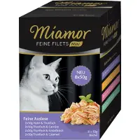 Miamor Økonomipakke Fine Filéter Mini Porsjonspose Multibox 32 x 50 g - Fine varianter